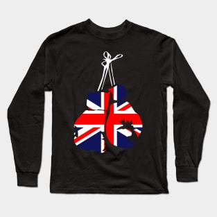 British Union Flag Boxing Gloves for UK Great Britain Boxer Long Sleeve T-Shirt